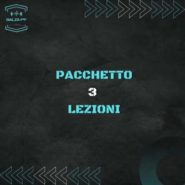 PACCHETTO 3 LEZIONI